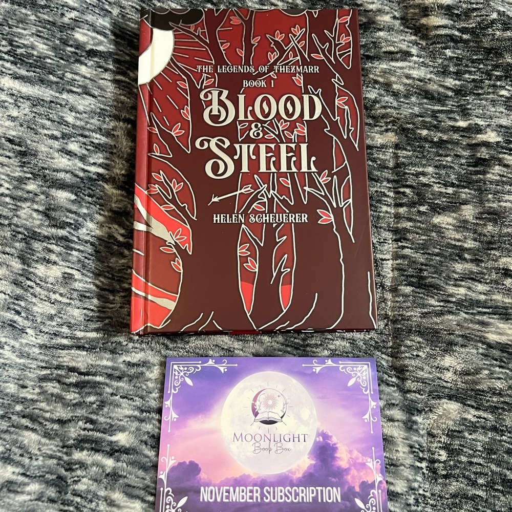 Moonlight Book Box Blood & Steel by Helen Scheuerer